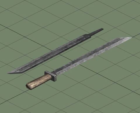 Crafted sword