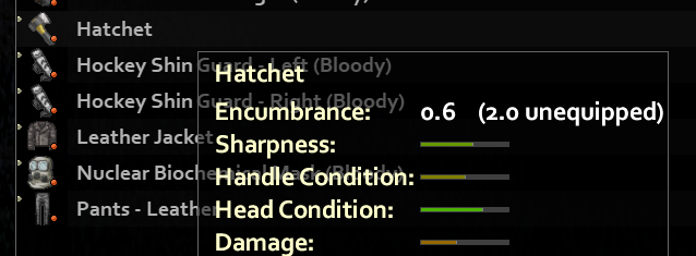 A look at the new sharpness and condition UI