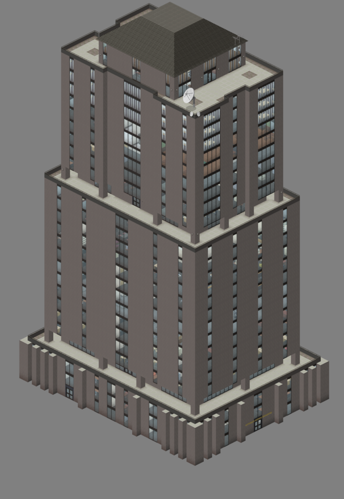 A skyscraper
