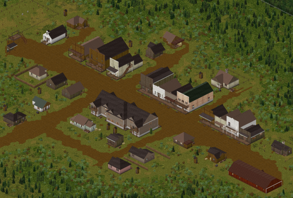 A Wild West town